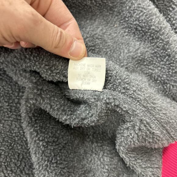 Vintage 90s Patagonia Shelled Synchilla Jacket Womens Large 14 Pink Made in USA - Picture 8 of 10